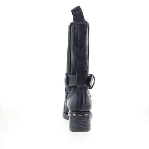 A.S. 98 Nayden A63201-201-6002 Womens Black Leather Casual Dress Boots