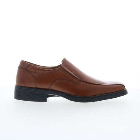 La Milano A65616 Mens Brown Leather Slip On Loafers & Slip Ons Casual Shoes