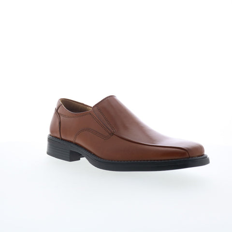 La Milano A65616 Mens Brown Leather Slip On Loafers & Slip Ons Casual Shoes