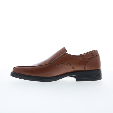 La Milano A65616 Mens Brown Leather Slip On Loafers & Slip Ons Casual Shoes
