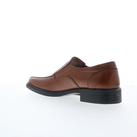 La Milano A65616 Mens Brown Leather Slip On Loafers & Slip Ons Casual Shoes