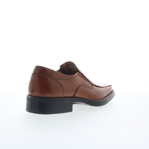 La Milano A65616 Mens Brown Leather Slip On Loafers & Slip Ons Casual Shoes