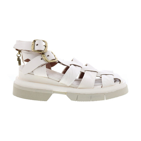 A.S. 98 Colter A68002-301 Womens Beige Leather Gladiator Sandals Shoes