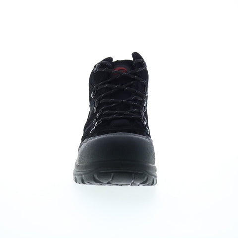 Avenger Grid Steel Toe Electrical Hazard A7243 Mens Black Wide Work Boots