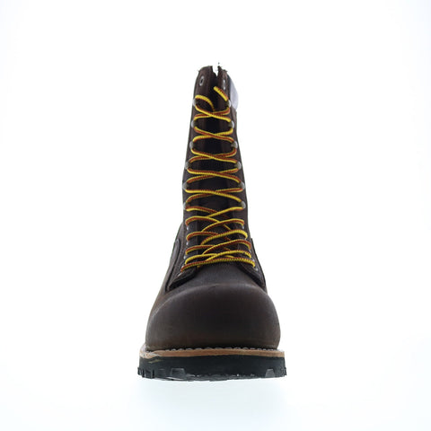 Avenger Logger Composite Toe Waterproof A7356 Mens Brown Wide Work Boots