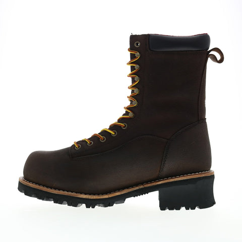 Avenger Logger Composite Toe Waterproof A7356 Mens Brown Wide Work Boots