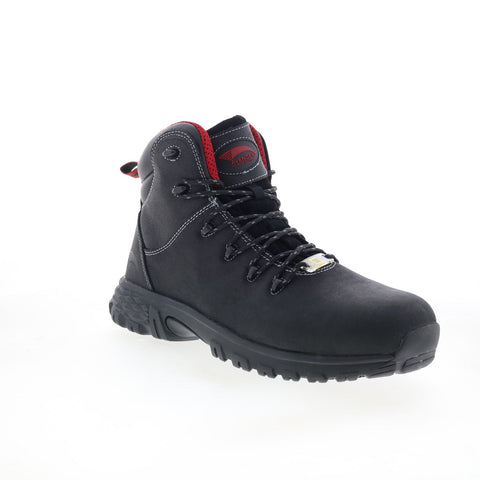 Avenger Flight Alloy Toe A7422 Mens Black Leather Work & Safety Boots