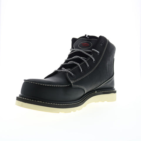 Avenger Wedge Moc Carbon Toe Electrical Hazard WP A7508 Mens Black Work Boots
