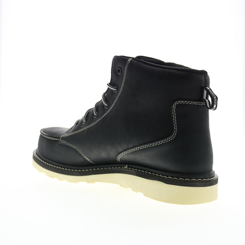 Avenger Wedge Moc Carbon Toe Electrical Hazard WP A7508 Mens Black Work Boots