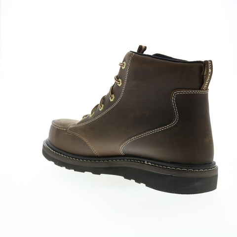 Avenger Wedge Moc Carbon Toe Electrical Hazard WP A7509 Mens Brown Work Boots