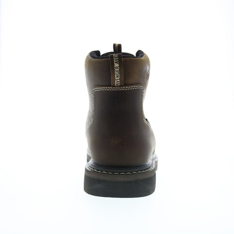 Avenger Wedge Moc Carbon Toe Electrical Hazard WP A7509 Mens Brown Work Boots