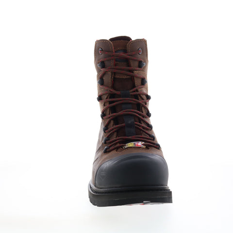 Avenger Hammer Carbon Toe Waterproof PR 8" A7555 Mens Brown Work Boots
