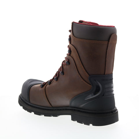 Avenger Hammer Carbon Toe Waterproof PR 8" A7555 Mens Brown Work Boots