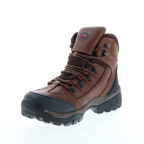 Avenger Soft Toe Electric Hazard WP 6" A7644 Mens Brown Wide Work Boots