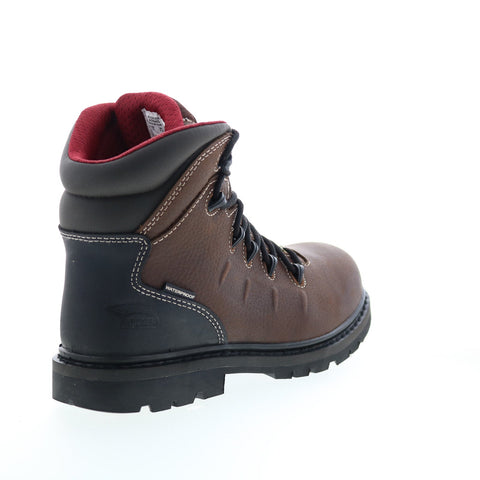Avenger Hammer Soft Toe Waterproof PR 6" A7645 Mens Brown Wide Work Boots