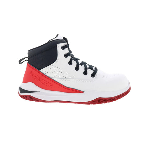 Avenger Reaction Mid Carbon Toe SR A802 Mens White Work & Safety Boots