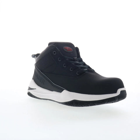 Avenger Reaction Steel Toe A810 Mens Black Wide Leather Work & Safety Boots