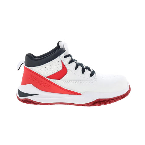 Avenger Reaction Carbon Toe SR A812 Mens White Leather Work & Safety Shoes