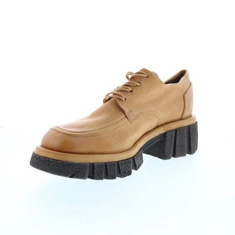A.S. 98 Henrik A82104-101 Womens Brown Leather Oxfords & Lace Ups Casual Shoes