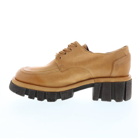 A.S. 98 Henrik A82104-101 Womens Brown Leather Oxfords & Lace Ups Casual Shoes