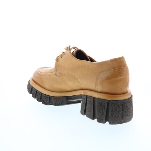 A.S. 98 Henrik A82104-101 Womens Brown Leather Oxfords & Lace Ups Casual Shoes