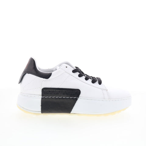 A.S. 98 Hannie A87110-103-0002 Womens White Leather Lifestyle Sneakers Shoes