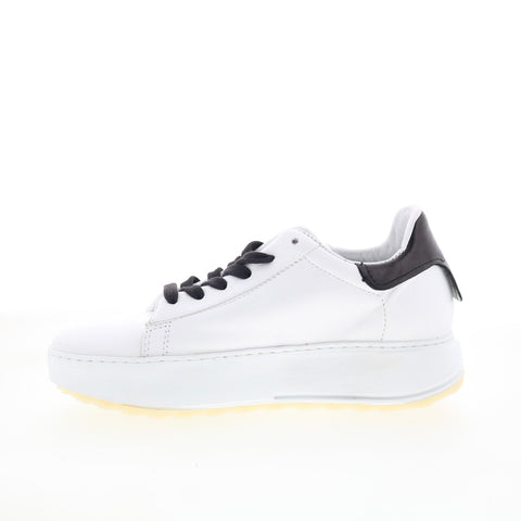 A.S. 98 Hannie A87110-103-0002 Womens White Leather Lifestyle Sneakers Shoes