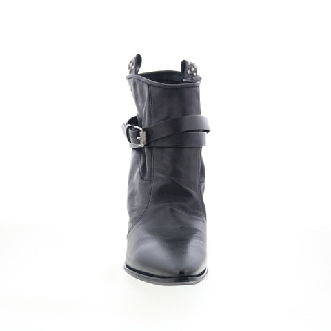 A.S. 98 Enzo A98207-102-6002 Womens Black Leather Ankle & Booties Boots