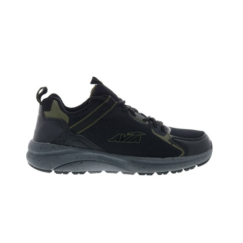 Avia Canyon 2.0 AA50064MBGV Mens Black Mesh Lace Up Athletic Hiking Shoes