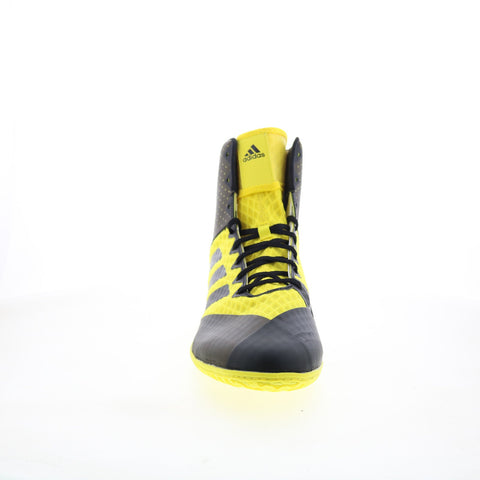 Adidas Mat Wizard 4 AC8708 Mens Yellow Synthetic Athletic Wrestling Shoes