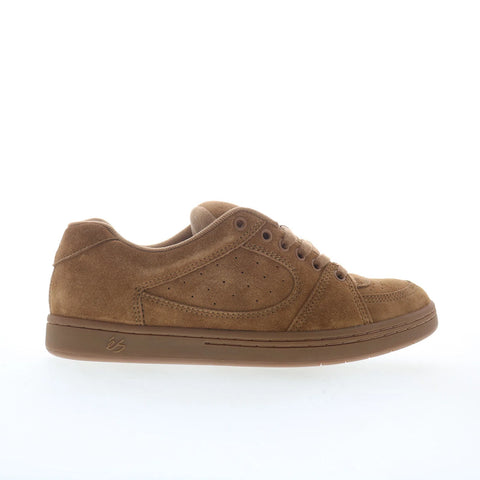 ES Accel 5101000215212 Mens Brown Suede Skate Inspired Sneakers Shoes