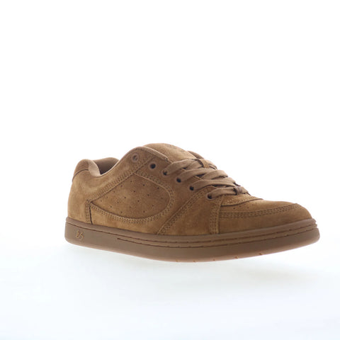 ES Accel 5101000215212 Mens Brown Suede Skate Inspired Sneakers Shoes