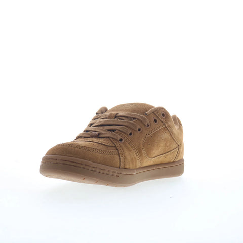 ES Accel 5101000215212 Mens Brown Suede Skate Inspired Sneakers Shoes