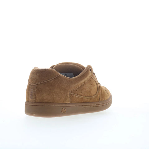 ES Accel 5101000215212 Mens Brown Suede Skate Inspired Sneakers Shoes
