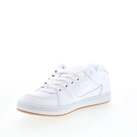 ES Accel 5101000215100 Mens White Leather Skate Inspired Sneakers Shoes