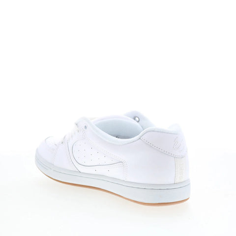 ES Accel 5101000215100 Mens White Leather Skate Inspired Sneakers Shoes