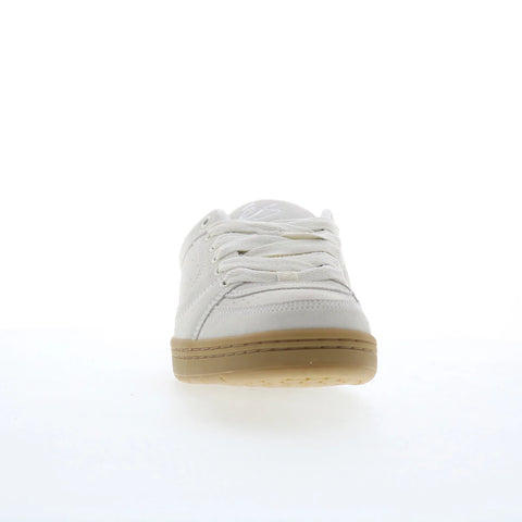 ES Accel 5101000215104 Mens White Suede Skate Inspired Sneakers Shoes