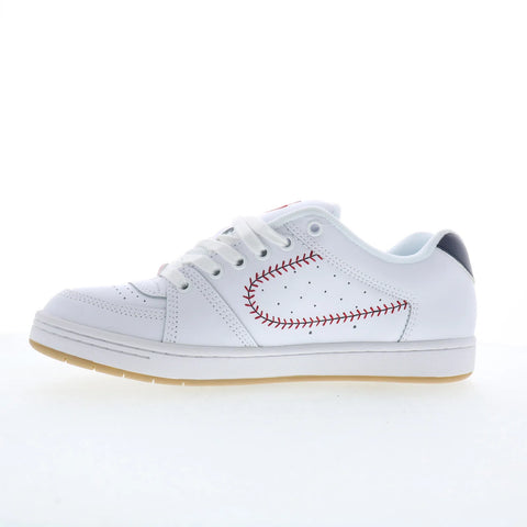 ES Accel 5101000215159 Mens White Leather Skate Inspired Sneakers Shoes