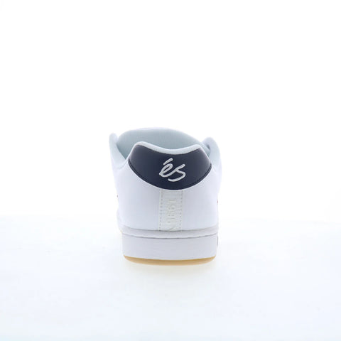 ES Accel 5101000215159 Mens White Leather Skate Inspired Sneakers Shoes