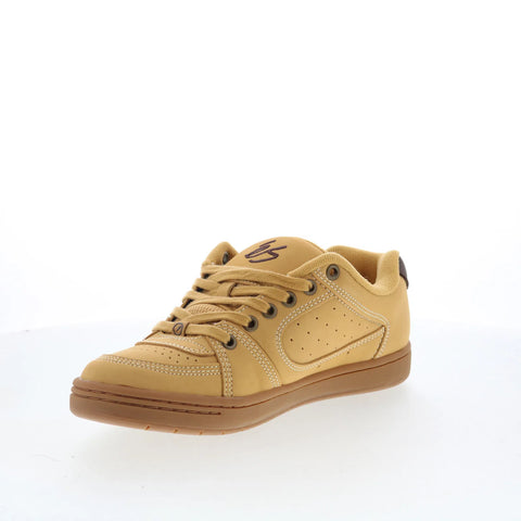 ES Accel 5101000215249 Mens Brown Nubuck Skate Inspired Sneakers Shoes