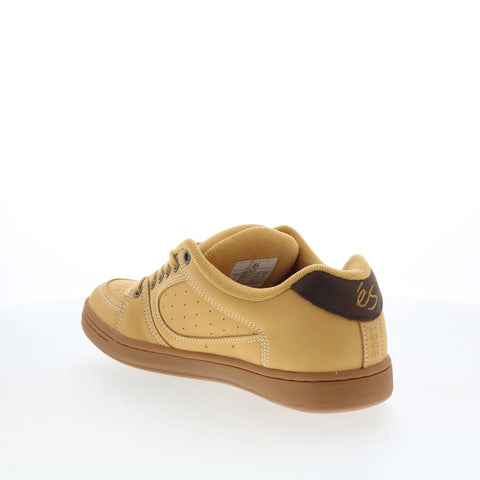 ES Accel 5101000215249 Mens Brown Nubuck Skate Inspired Sneakers Shoes