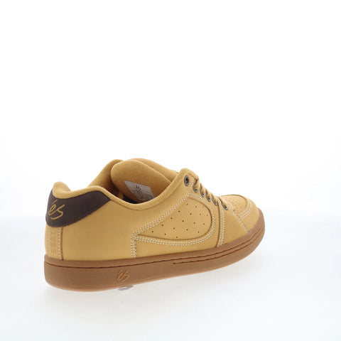 ES Accel 5101000215249 Mens Brown Nubuck Skate Inspired Sneakers Shoes