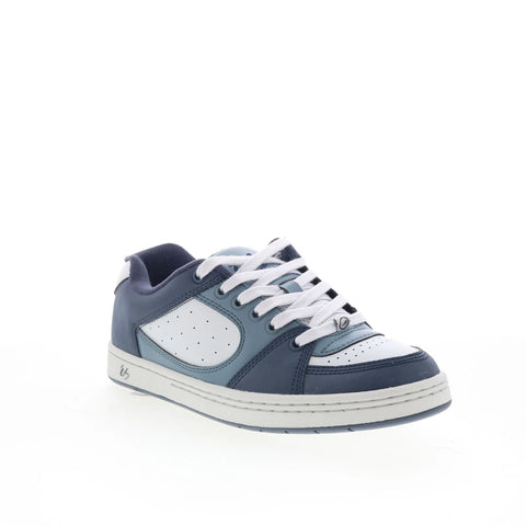 ES Accel 5101000215407 Mens Blue Leather Skate Inspired Sneakers Shoes