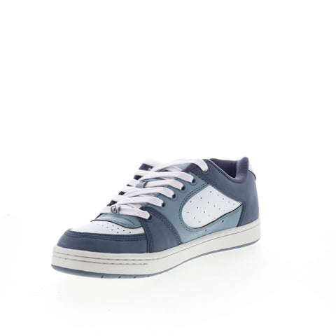 ES Accel 5101000215407 Mens Blue Leather Skate Inspired Sneakers Shoes