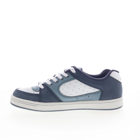 ES Accel 5101000215407 Mens Blue Leather Skate Inspired Sneakers Shoes