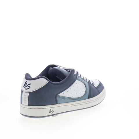 ES Accel 5101000215407 Mens Blue Leather Skate Inspired Sneakers Shoes