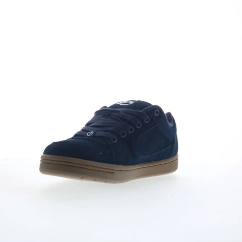 ES Accel 5101000215460 Mens Blue Suede Skate Inspired Sneakers Shoes
