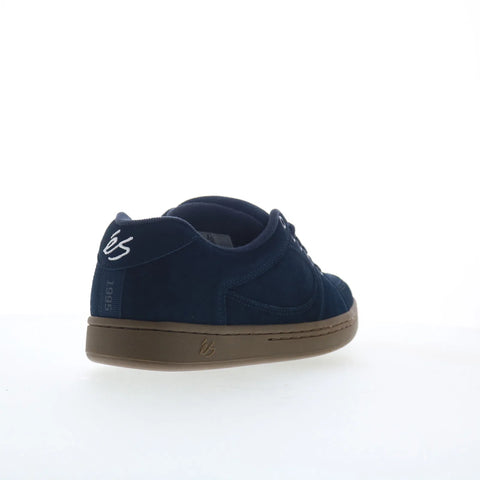 ES Accel 5101000215460 Mens Blue Suede Skate Inspired Sneakers Shoes