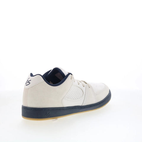 ES Accel Slim 5101000144153 Mens White Suede Skate Inspired Sneakers Shoes