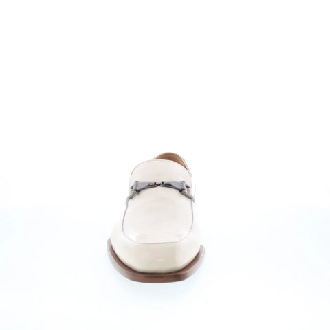 Mezlan Accola 21735 Mens Beige Patent Leather Loafers & Slip Ons Casual Shoes